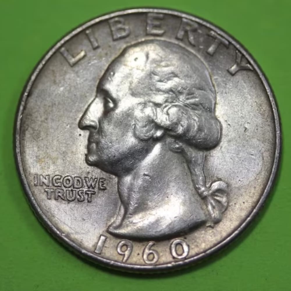 Half Troy Pound George Washington Quarters Junk Silver U.S. Coins 186.6 grams About 7.50 Face Value 90 Percent Silver